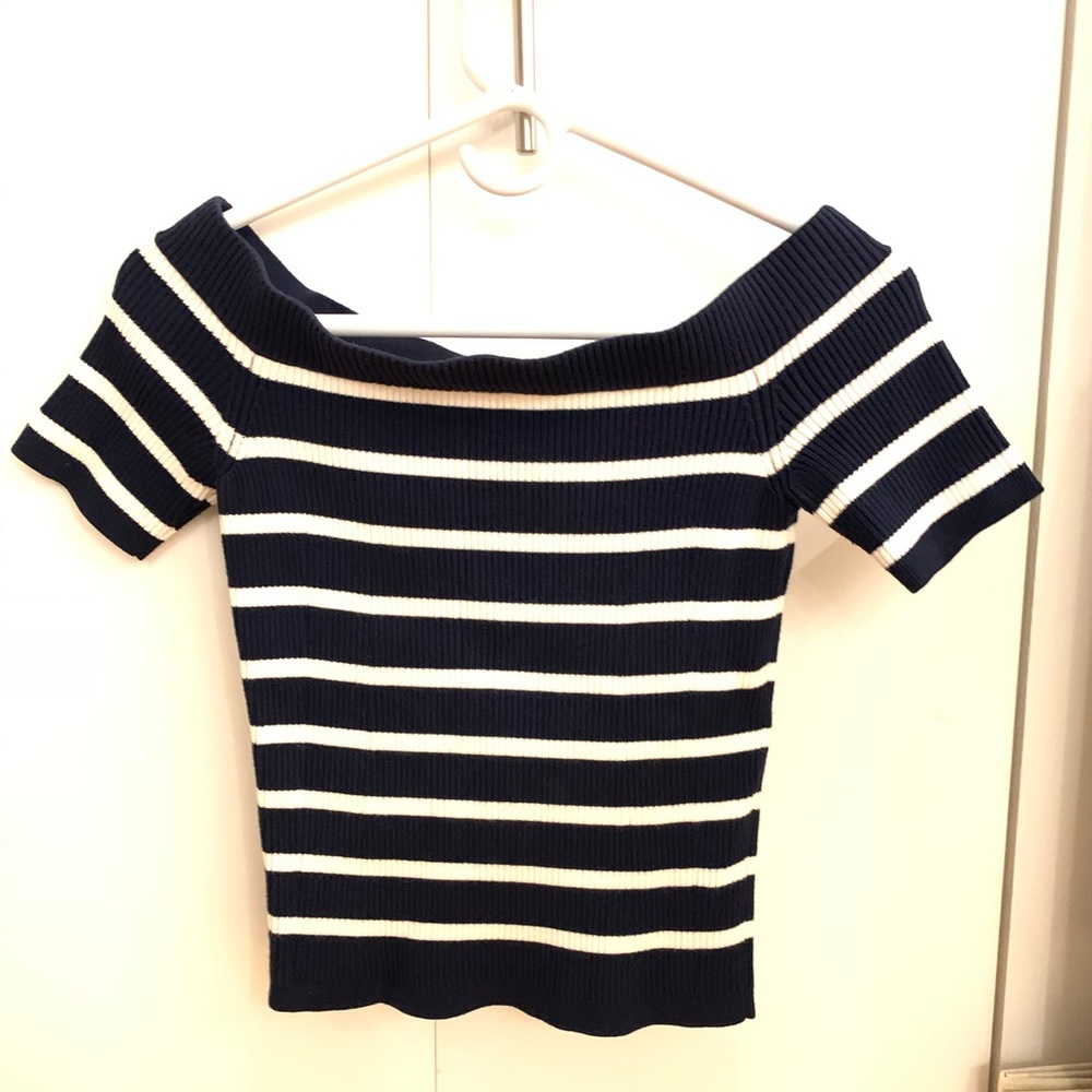 Club Monaco striped sweater top (xs)